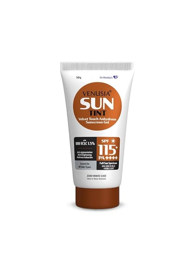 فينوسيا من دكتور ريدي: واقي شمس ملون بعامل حماية SPF 115 | أول واقي شمس في الهند بأعلى عامل حماية | لمسة نهائية مطفية | حماية كاملة لمدة 12 ساعة | يقلل التصبغات | لا يترك أي أثر أبيض | لا يسبب الحساسية وخالٍ من البارابين | 50 غرام - Image 2